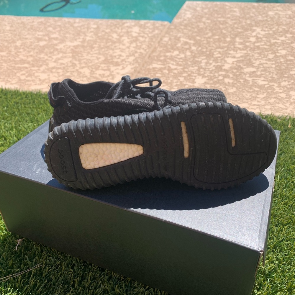 Yeezy x Adidas Pirate Black 350 Boost Sneakers - Picture 6 of 9